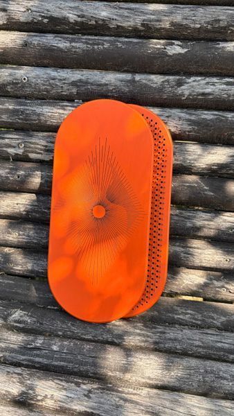 Oval Sadhu Board RAL2004 &laquo;Solar Ray&raquo; |No.152|, with static Zinc nails &mdash; 15 mm
