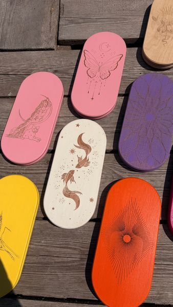 Oval Sadhu Board RAL2004 &laquo;Solar Ray&raquo; |No.152|, with static Zinc nails &mdash; 15 mm