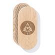 Sadhu Board Oak Oval Design |№302| the nails are galvanized, the distance between the nails is 8 mm