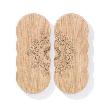 Sadhu board Oak Khmarinka Design |№255| the nails are galvanized, the distance between the nails is 8 mm