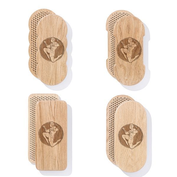 Sadhu board Oak Khmarinka Design |№91| the nails are galvanized, the distance between the nails is 8 mm
