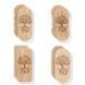 Sadhu Board Oak Violin Design |№159| the nails are galvanized, the distance between the nails is 8 mm