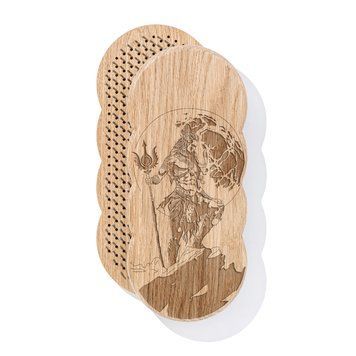 Deska Sadhu Dąb Khmarinka Design |№156| gwoździe są ocynkowane, odległość między gwoździami wynosi 8 mm