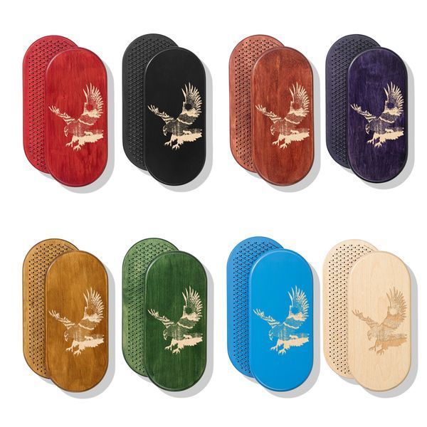Sadhu board Design #165 in oval shape oval shape Bullet Nails nail spacing 8 mm Bright red