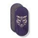 Oval Sadhu board with bamboo nails Design #61, distance between nails 15 mm 330x150 mm dark blue
