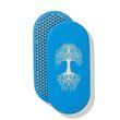 Oval Sadhu board with bamboo nails Design No. 32, distance between nails 15 mm 330x150 mm blue