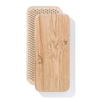 Sadhu board Oak rectangular Design |№288| the nails are galvanized, the distance between the nails is 8 mm