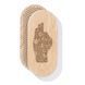 Sadhu Board Oak Oval Design |№144| the nails are galvanized, the distance between the nails is 8 mm