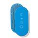 Oval Sadhu board with bamboo nails Design #220, distance between nails 15 mm 330x150 mm blue