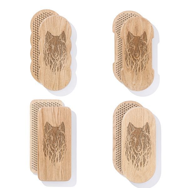Sadhu board Oak Khmarinka Design |№240| the nails are galvanized, the distance between the nails is 8 mm