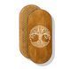 Дошка садху Дизайн №30 в овальній формі в овальній формі цвяхи оцинковані відстань між цвяхами 8 мм коричнева 200030000049 фото