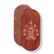 Owalna deska Sadhu z bambusowymi gwoździami Wz&oacute;r #107 rozstaw gwoździ 15 mm 330x150 mm czerwona