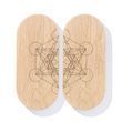 Sadhu Board Oak Oval Design |№243| the nails are galvanized, the distance between the nails is 8 mm