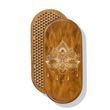 Oval Sadhu board with bamboo nails Design No. 36 distance between nails 15 mm 330x150 mm brown