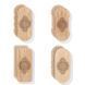 Sadhu Board Oak Oval Design |№20| the nails are galvanized, the distance between the nails is 8 mm