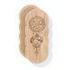 Sadhu board Oak Khmarinka Design |№242| the nails are galvanized, the distance between the nails is 8 mm