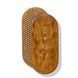 Oval Sadhu board with bamboo nails Design #220 distance between nails 15 mm 330x150 mm brown