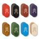 Oval Sadhu board with bamboo nails Design #71, distance between nails 15 mm 330x150 mm black