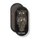 Oval Sadhu board with bamboo nails Design #65, distance between nails 15 mm 330x150 mm black