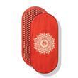 Oval Sadhu board with bamboo nails Design #16, distance between nails 15 mm 330x150 mm bright red
