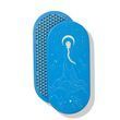 Oval Sadhu board with bamboo nails Design #112, distance between nails 15 mm 330x150 mm blue
