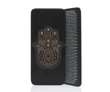 Доска садху &laquo;Рука Хамса&raquo; |№151| Медные 8 мм Чёрная fanera-pryamok-151-midn-8mm-black фото