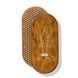 Oval Sadhu board with bamboo nails Design #130, distance between nails 15 mm 330x150 mm brown