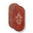 Oval Sadhu Board with bamboo nails Design #132 nail spacing 15 mm 330x150 mm red