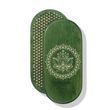 Oval Sadhu board with bamboo nails Design #19, distance between nails 15 mm 330x150 mm green