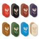 Oval Sadhu board with bamboo nails Design #69, distance between nails 15 mm 330x150 mm dark blue