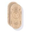 Sadhu Board Oak Oval Design |№82| the nails are galvanized, the distance between the nails is 8 mm