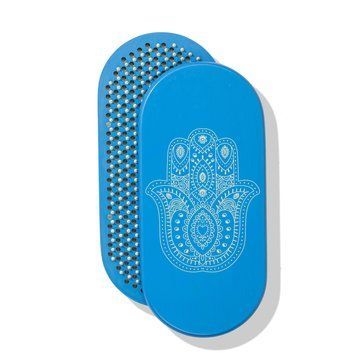 Oval Sadhu board with bamboo nails Design #73, distance between nails 15 mm 330x150 mm blue