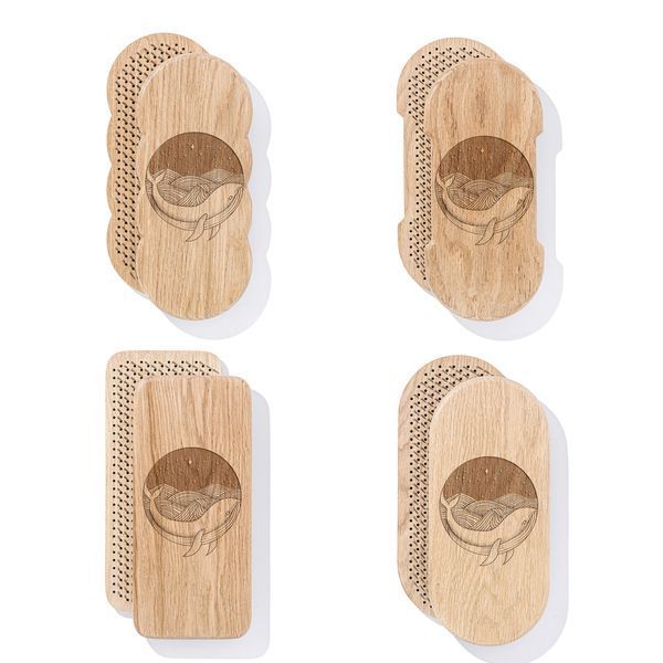 Sadhu Board Oak Violin Design |№63| the nails are galvanized, the distance between the nails is 8 mm