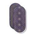 Oval Sadhu board with bamboo nails Design #10 nail spacing 15 mm 330x150 mm dark blue